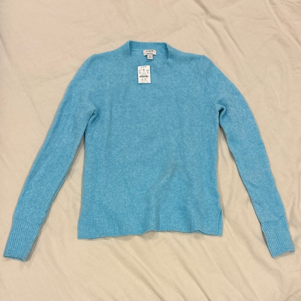 J. Crew Light Blue Extra Soft Sweater